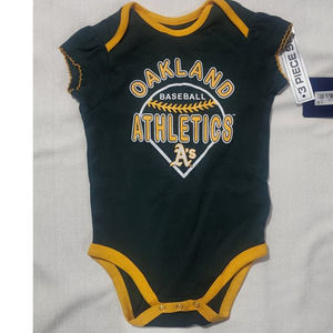 Oakland athletics baby one piece 18 months